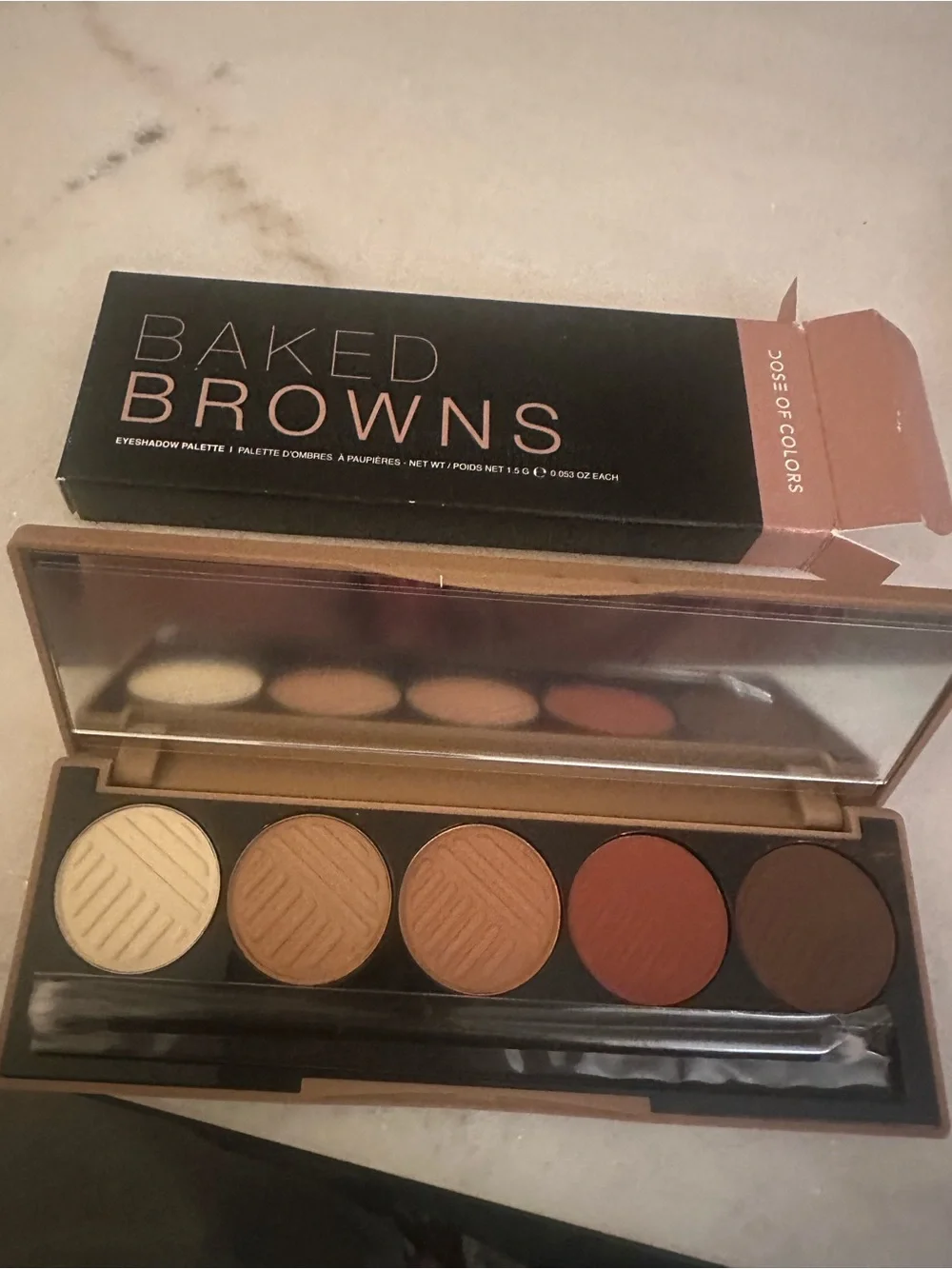 Eyeshadow Palette – Neutral Brown & Warm Tan Shades